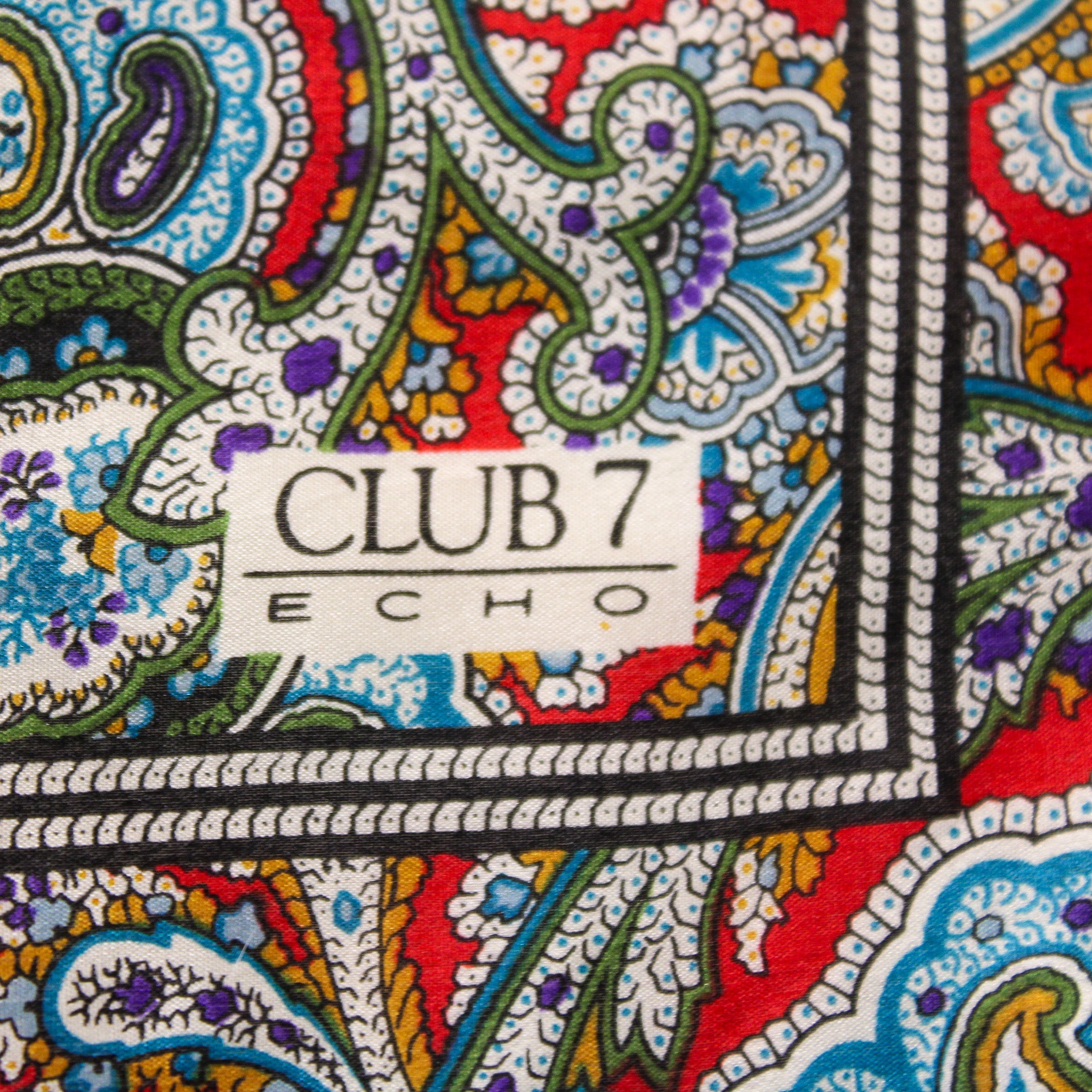 Detail of paisley print