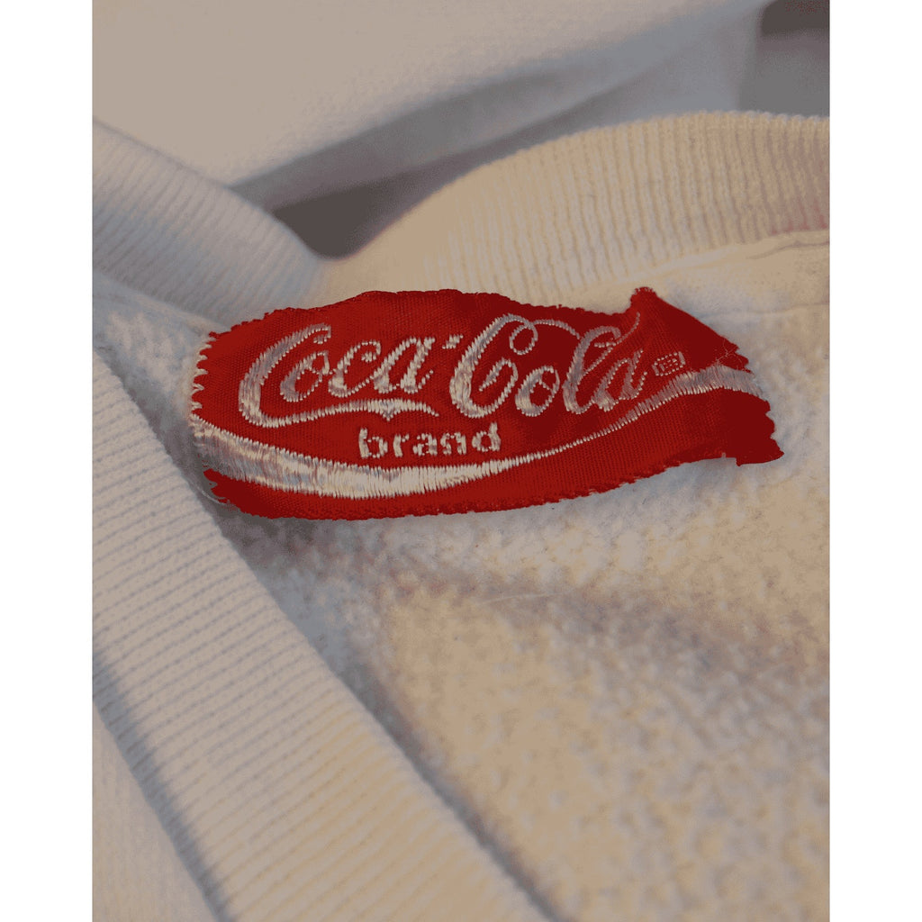 80s coca-cola brand sweatshirt dress made in usa xl