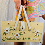 60s enid collins “daisies won’t tell” box purse