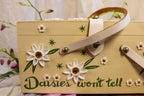 1966 enid collins “daisies won’t tell” box purse – collins of texas