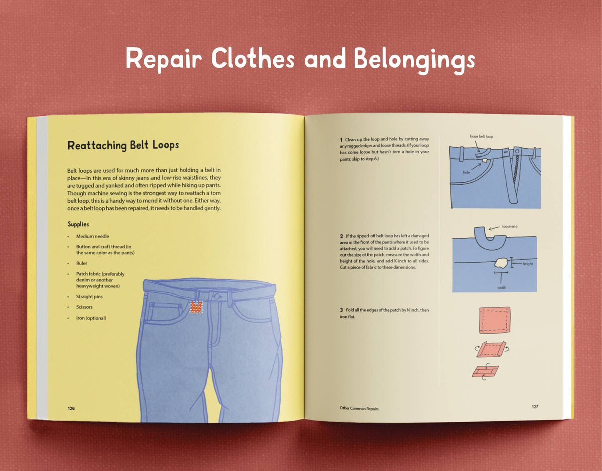 mending life book, page view 3