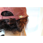 70s/80s - 5-panel corduroy telluride snapback - rare - YKK zipper back