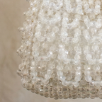 60s plastic beaded statement purse