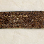 Front view double-prong Filson belt