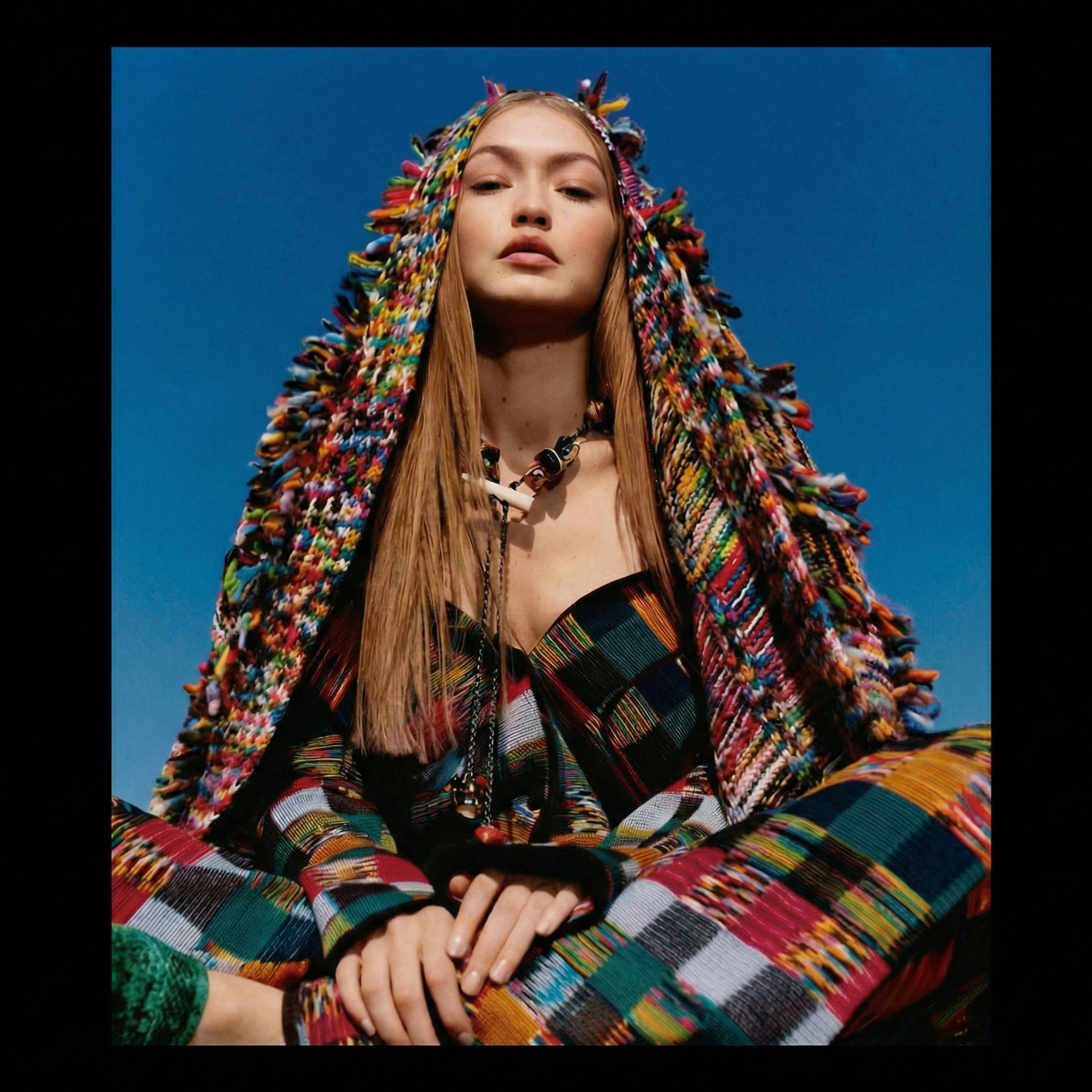 2018 runway missoni 65th anniversary - 70s check knit pants