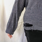90s vintage grey grunge sweater