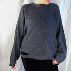 90s vintage grey grunge sweater