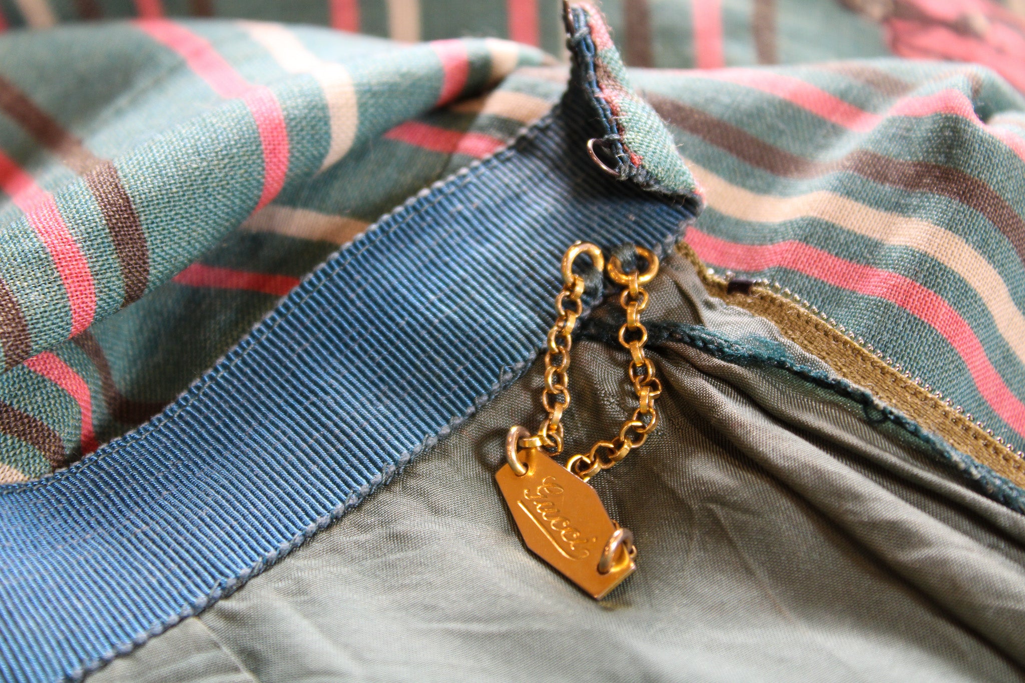 60s gucci jockey print wool pleated mini skirt - made in italy