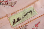 40s RARE museum hattie carnegie sequin floral corset bodice