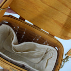 interior floral lining with plastic protector