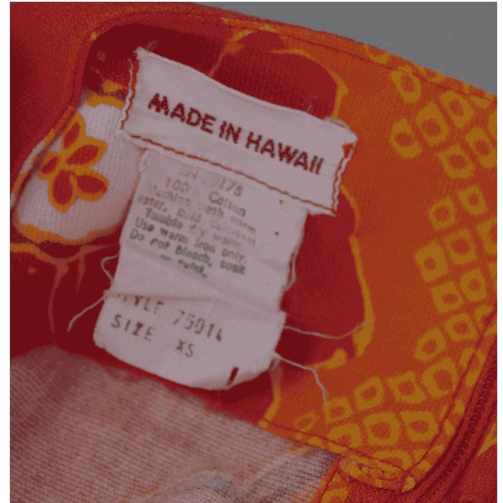 60s floral mod cotton shift dress