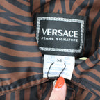 versace jeans signature greek key label, made in italy, size m