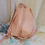 90s jean paul gaultier blush nylon logo backpack