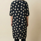 90s fendi 365 italian silk duster with cameo print