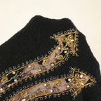 50s two arrows beaded rosanna wool top