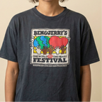 92 ben & jerry’s one world one heart festival staff tee
