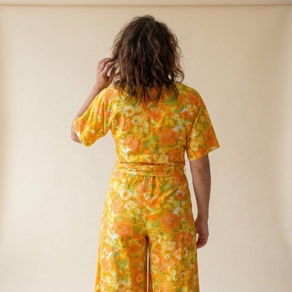 70s flower-power jumpsuit