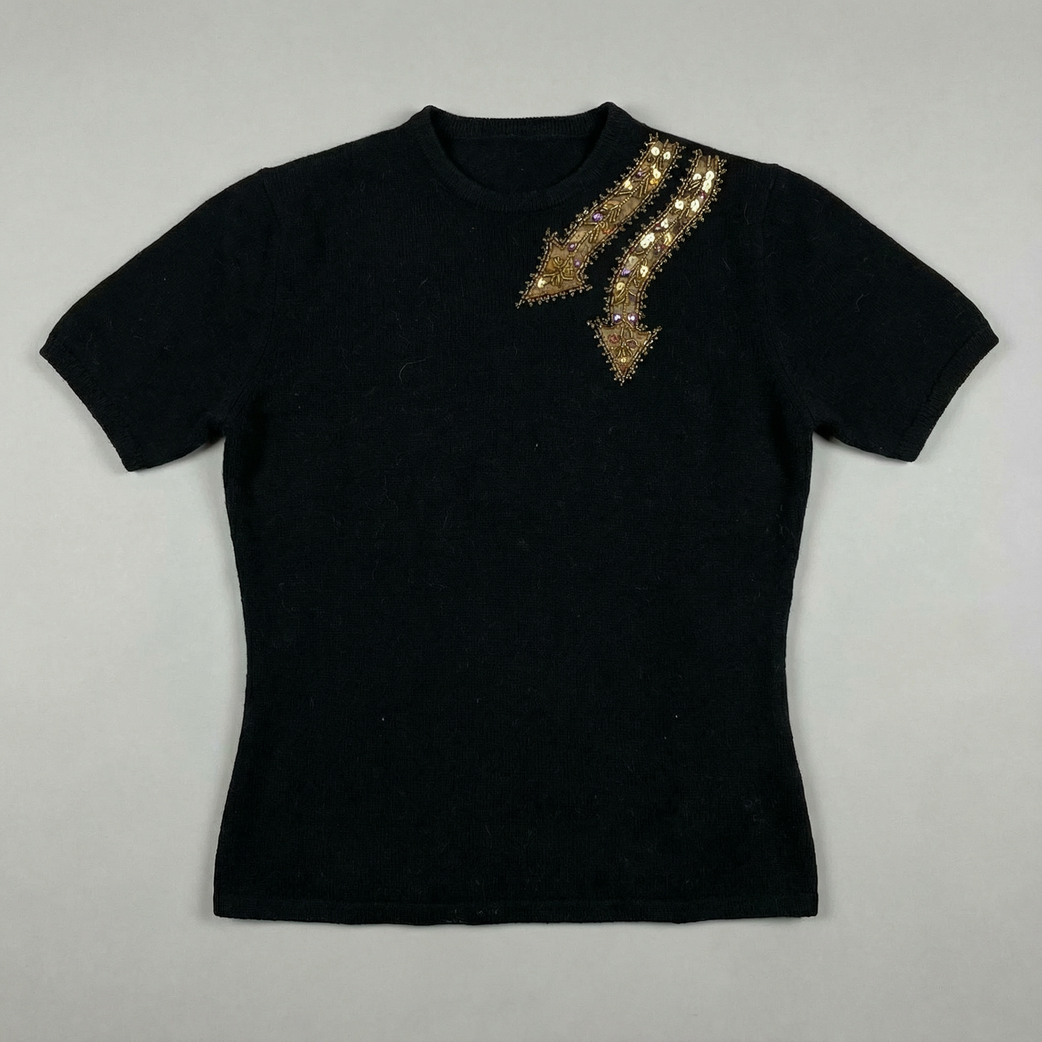 50s two arrows beaded rosanna wool top