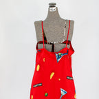 neckline and adjustable straps