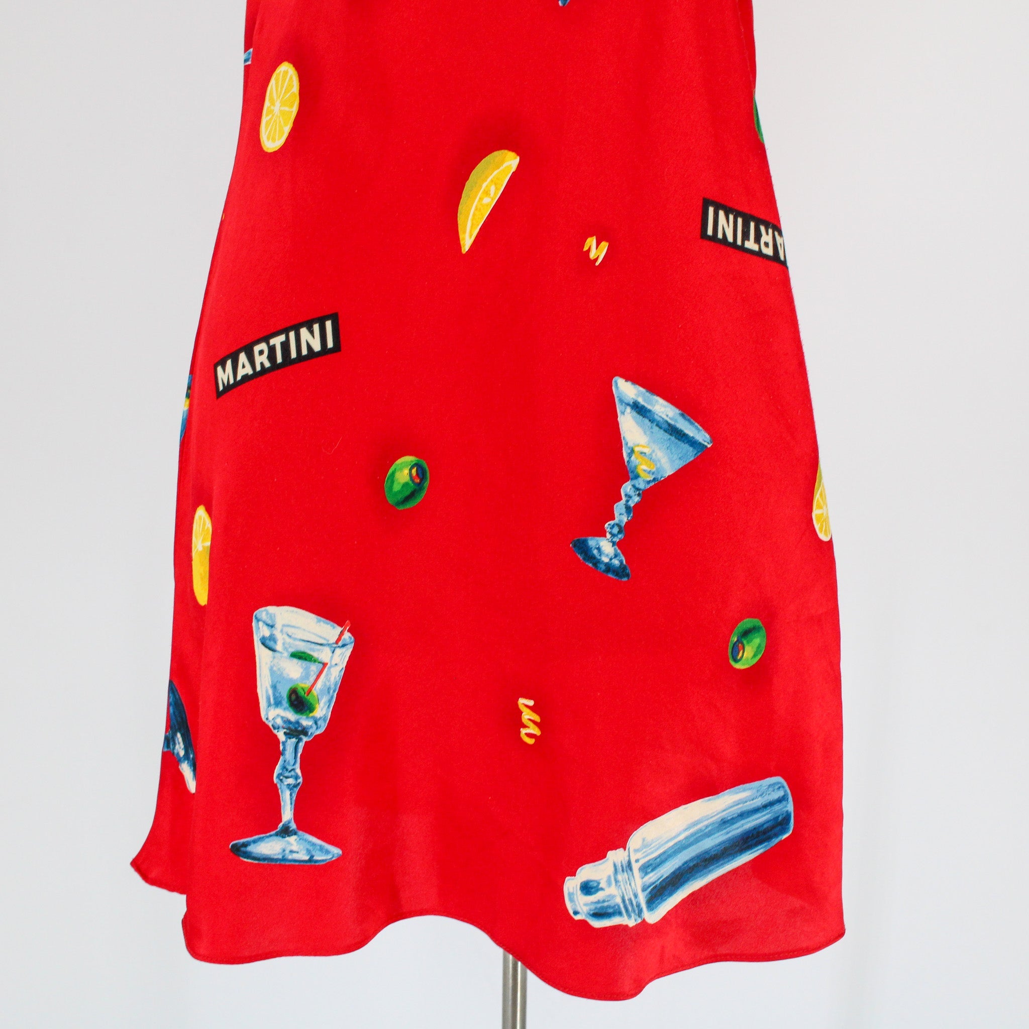 cocktail print detail