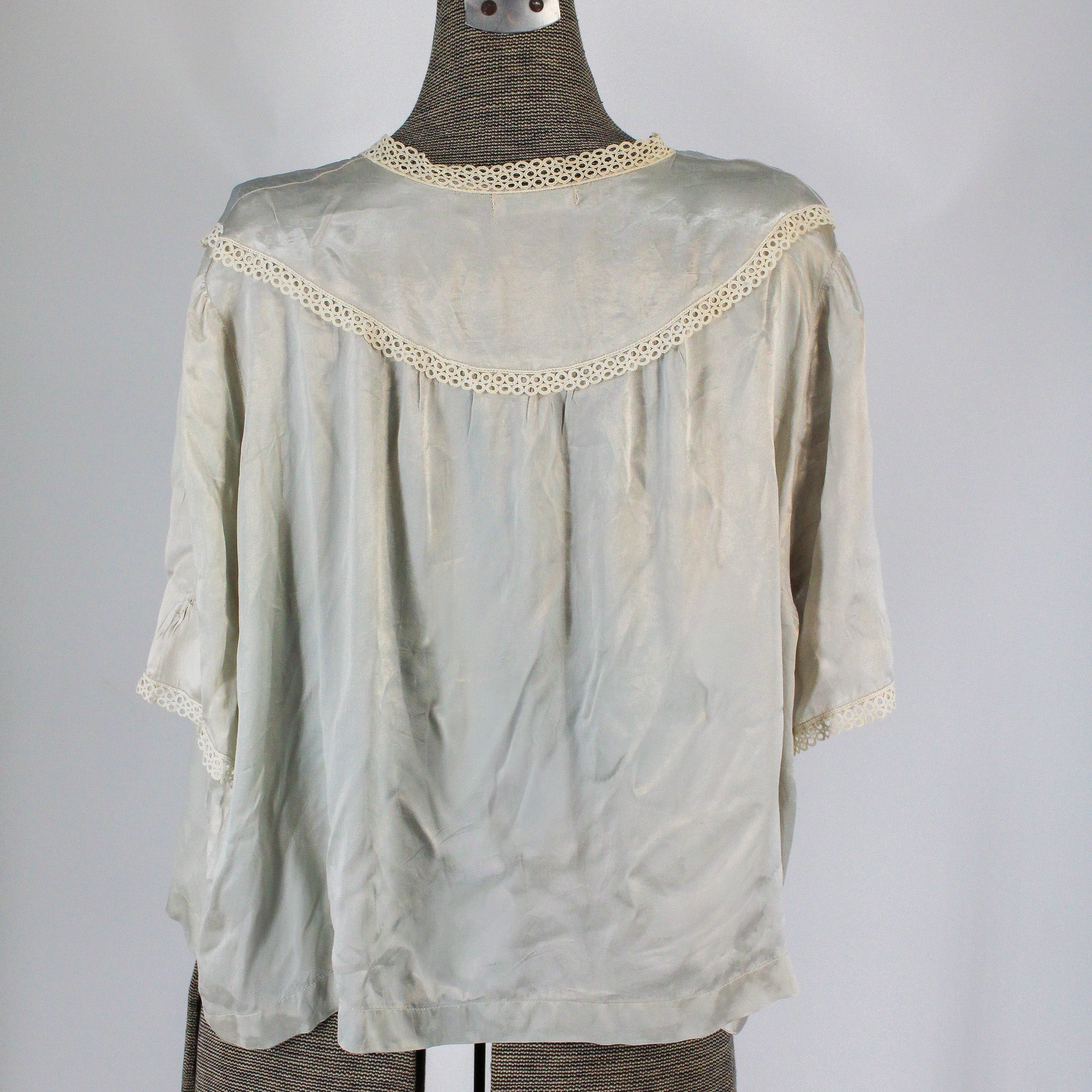 40s under-pretties by berger bed jacket - back