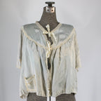 40s under-pretties by berger boudoir bed jacket - front