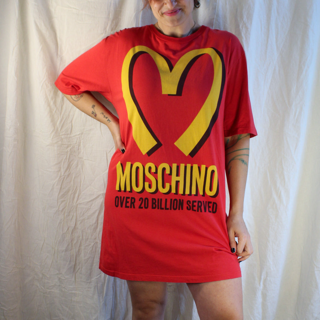 Moschino Jeremy Scott McDonald's T‑Shirt Dress
