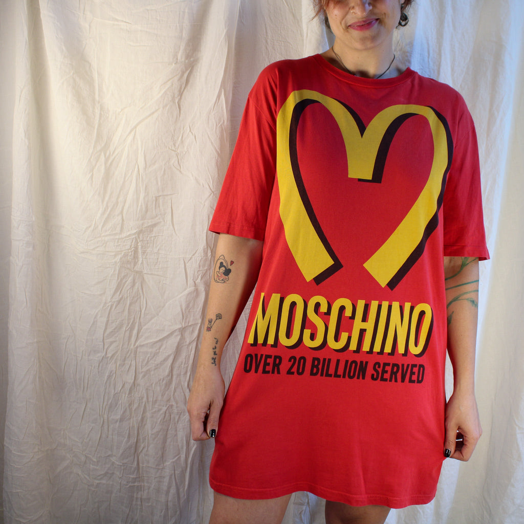 Moschino Jeremy Scott McDonald's T‑Shirt Dress