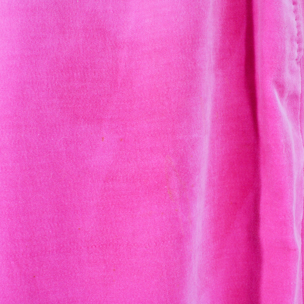 emilio pucci pink velvet trousers, front