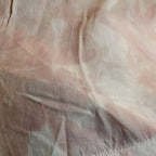 1960s brown lace overlay cocktail dress with pink lining and satin sash