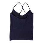 y2k ralph lauren navy cashmere rib knit tank top 3