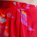 Flat lay with zipper detail