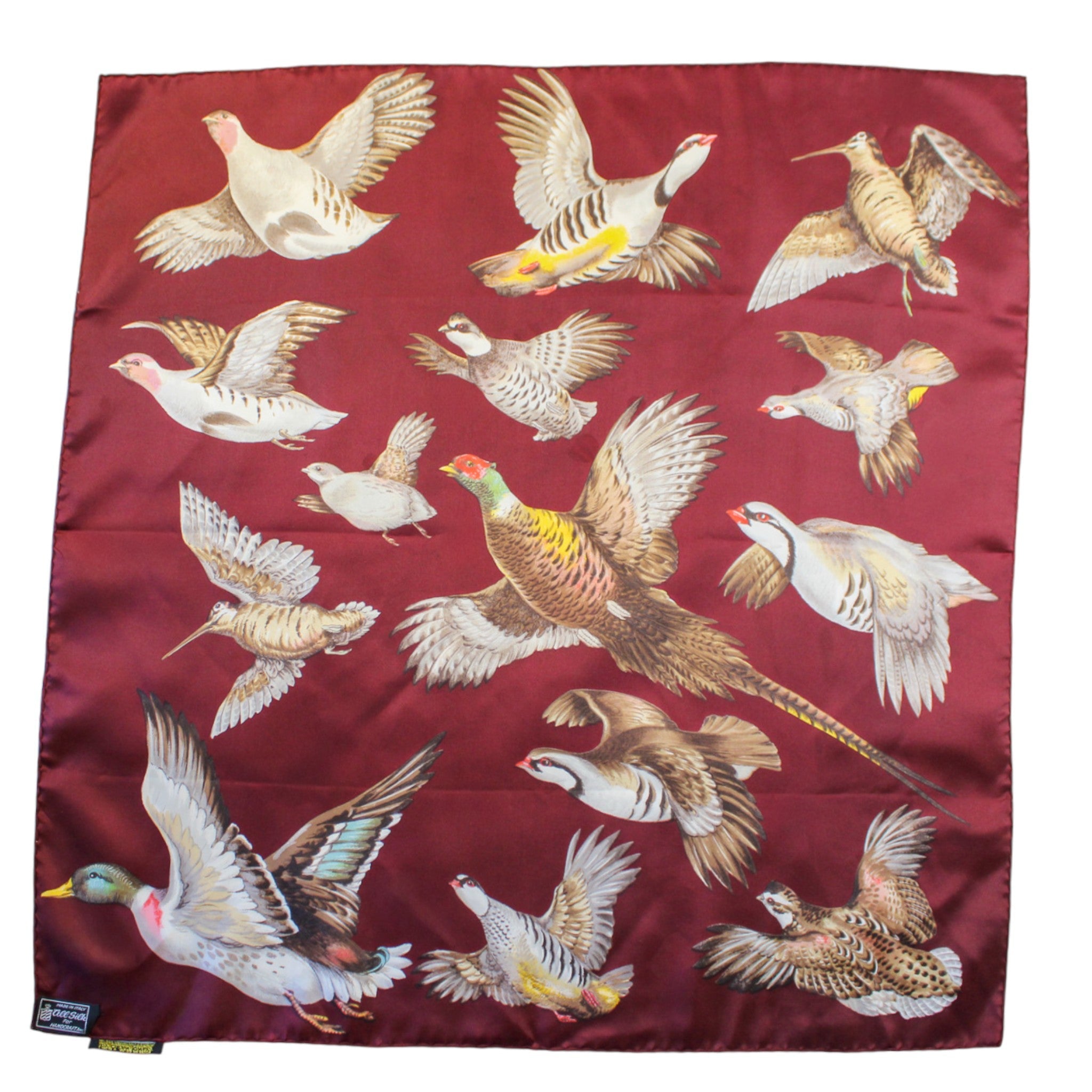 Isolated product view of bird hunting scarf