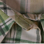 70s perma-prest remade western embroidered plaid day dress – l – image 3