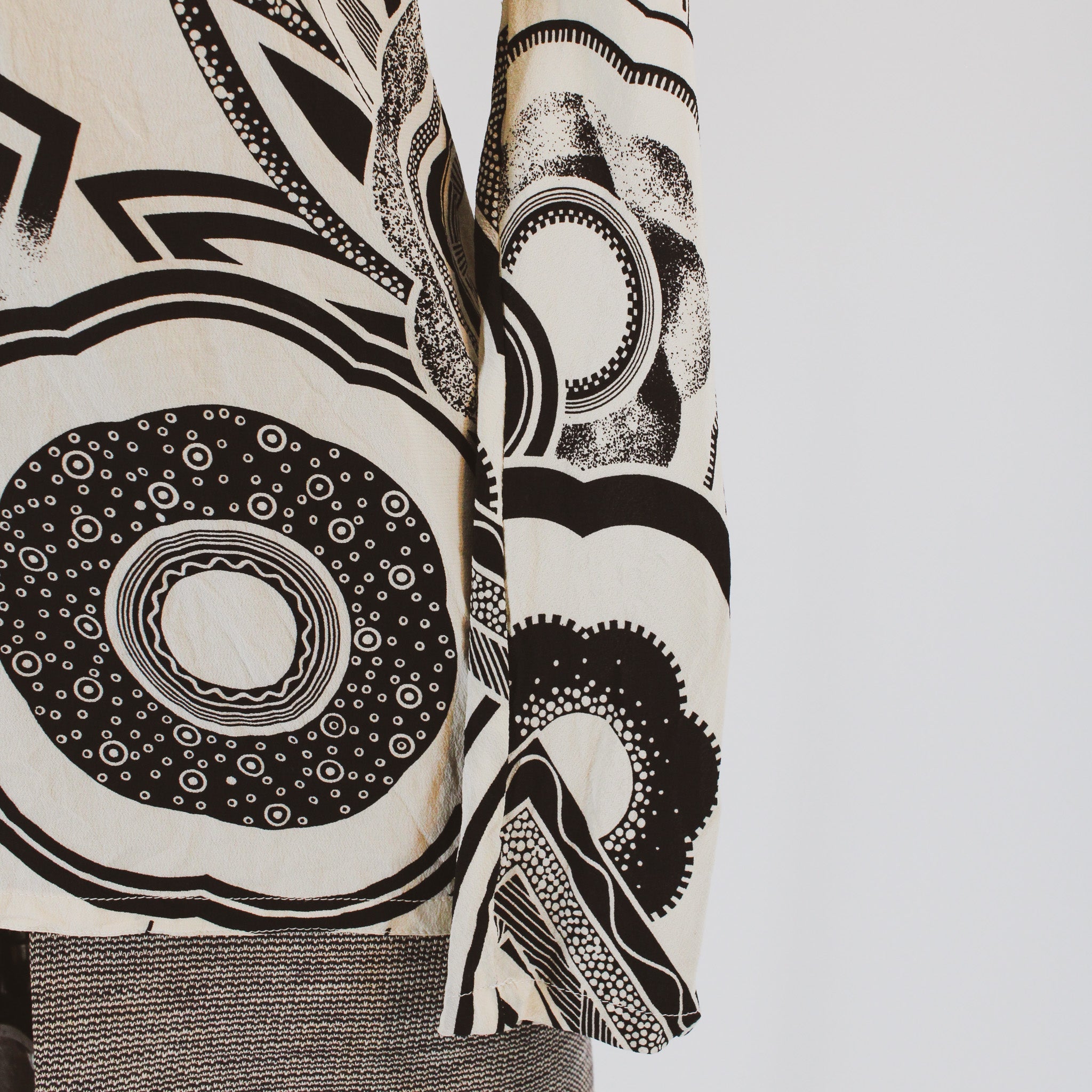 90s gianni versace print detail