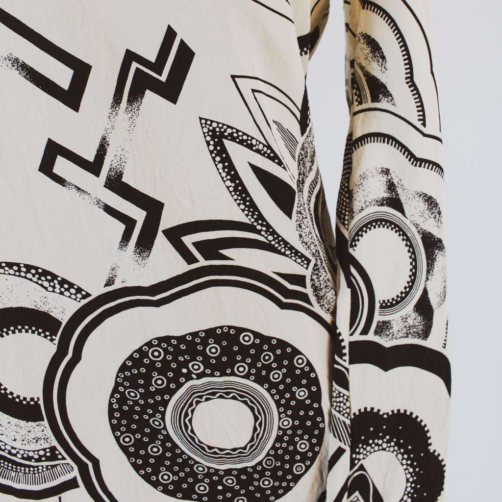 90s gianni versace sleeve detail