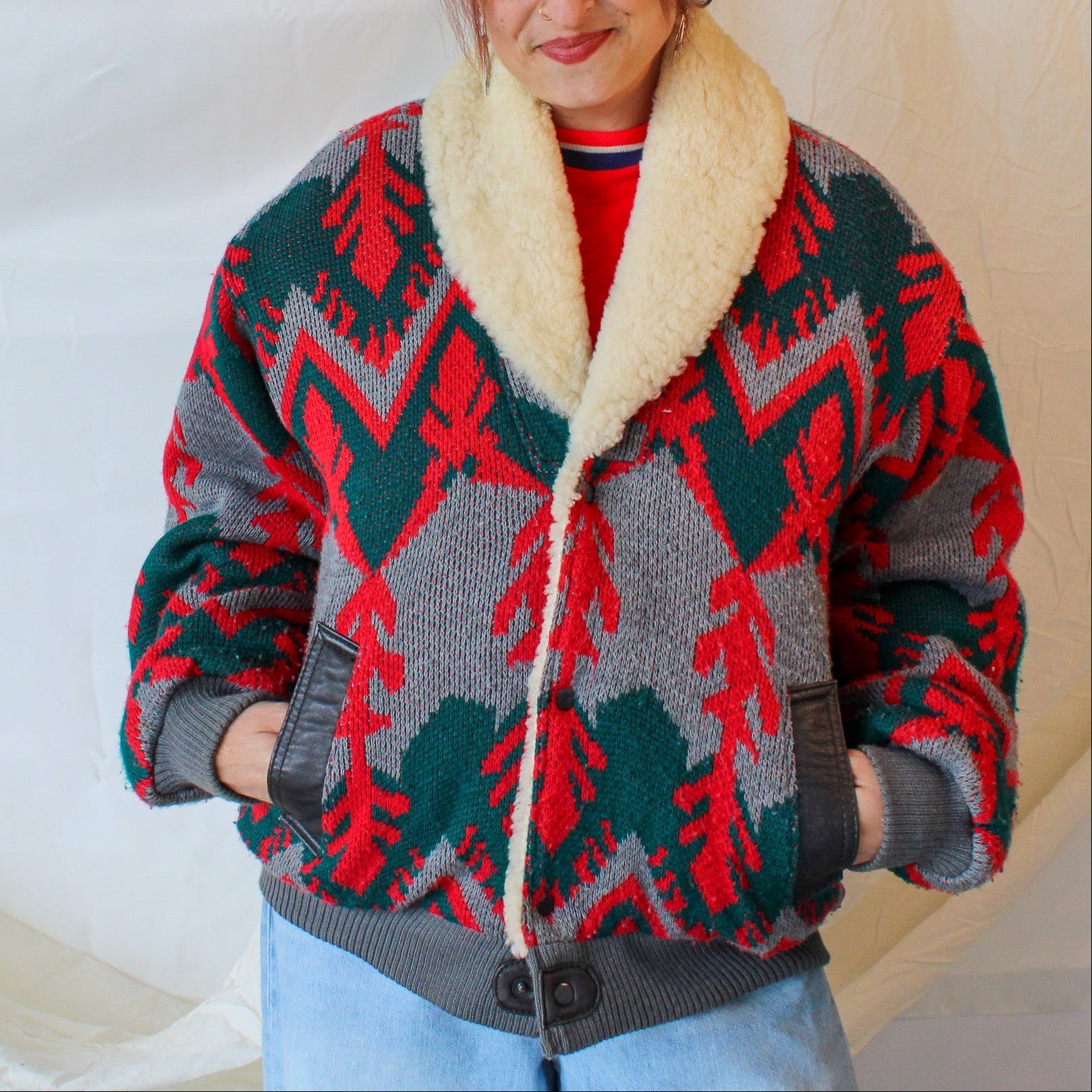 70s sheepskin rancher-core coat, image 1