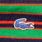 80s izod lacoste striped v-neck sweater