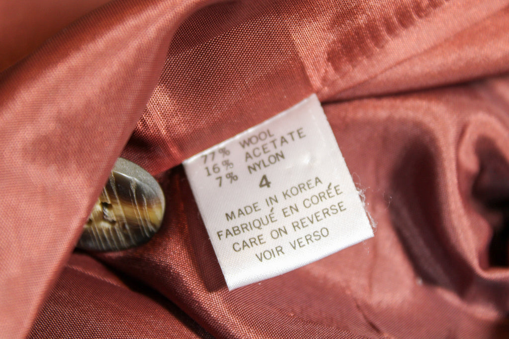 90s minimalist wool blazer