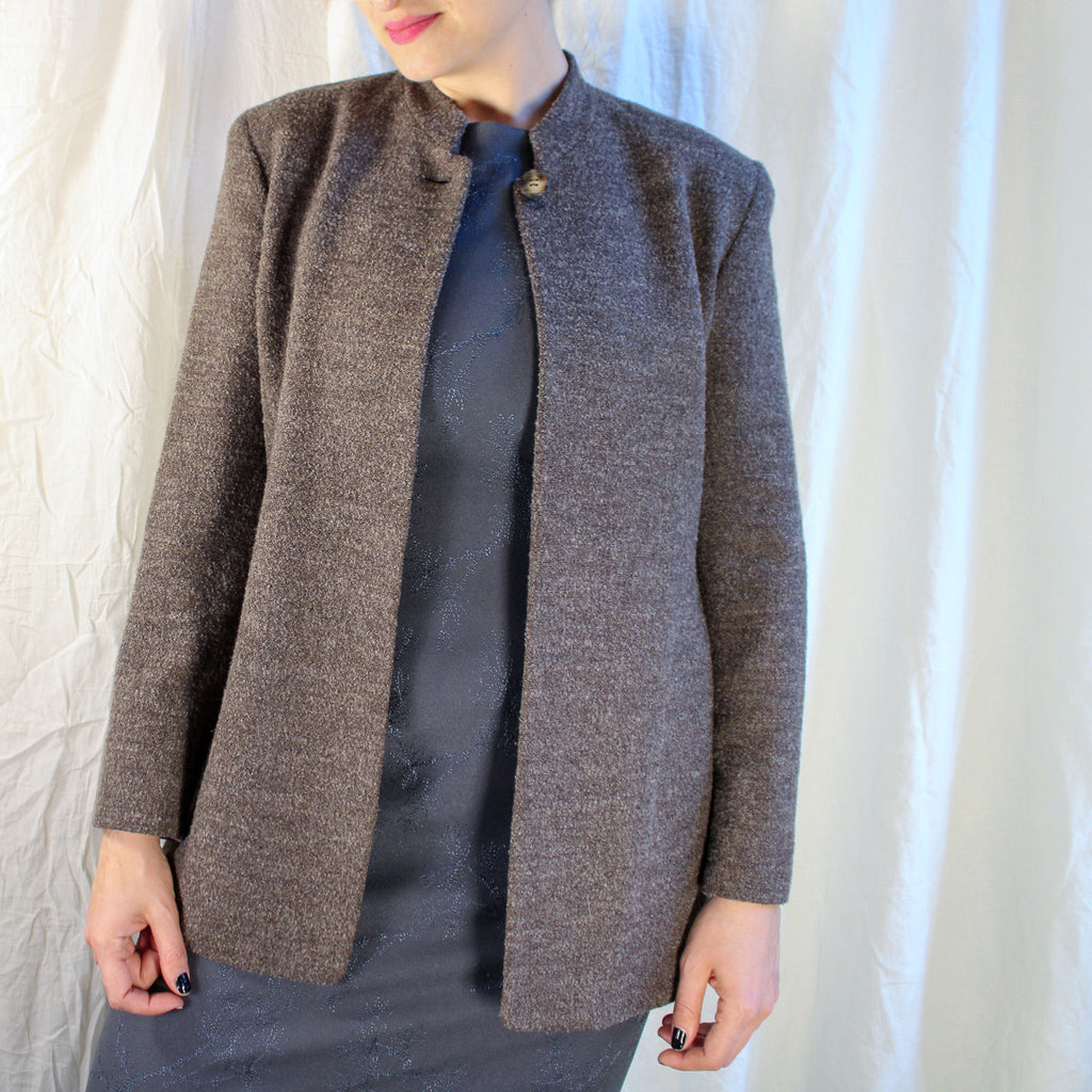 90s minimalist wool blazer