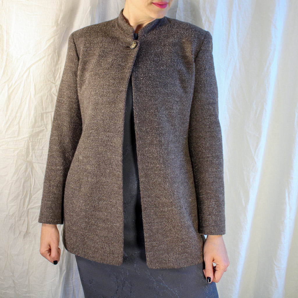 90s minimalist wool blazer