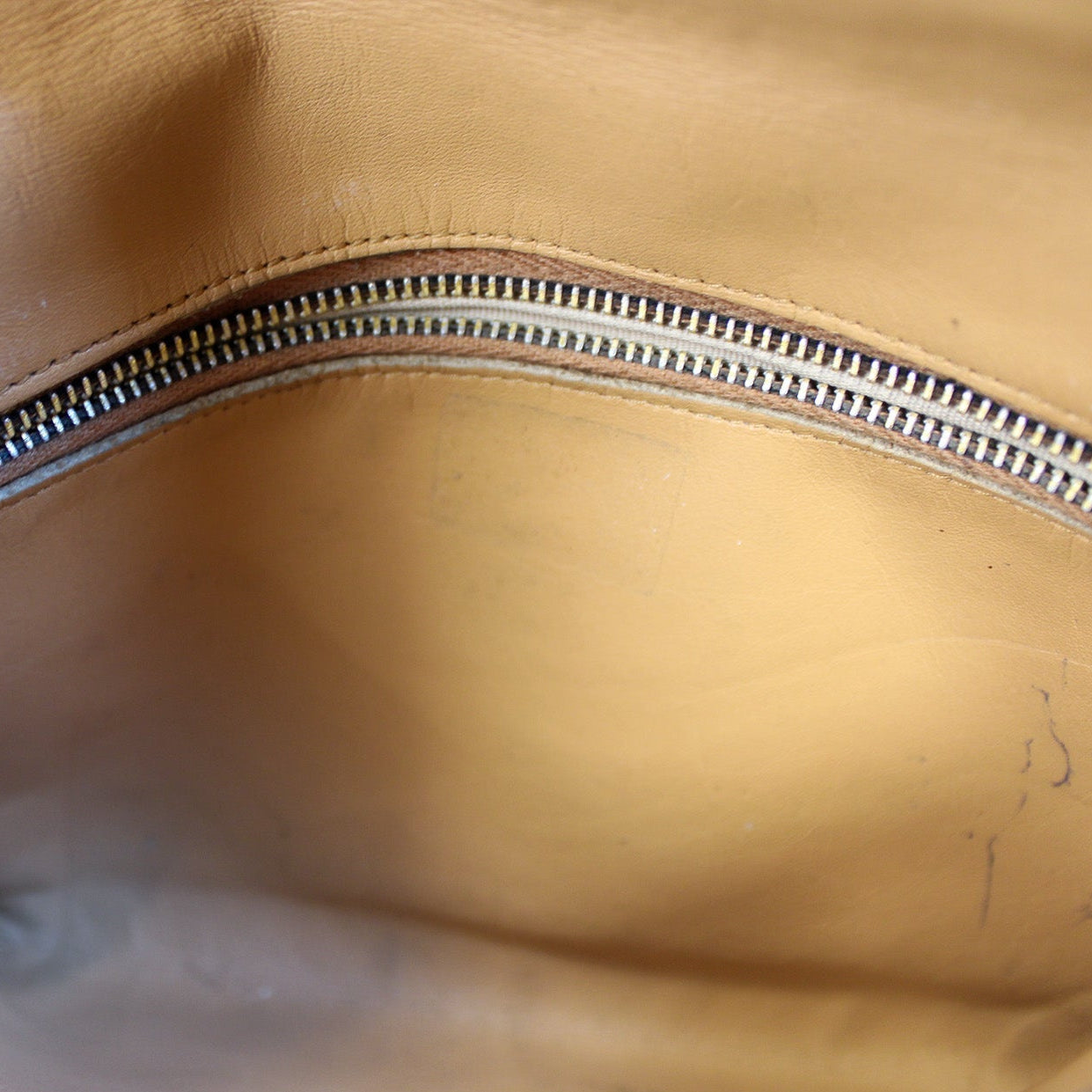 Interior with zip pocket