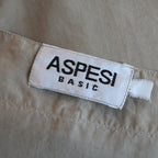 Back view Aspesi silk cropped top