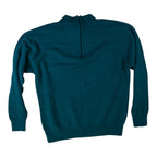 60s designers originals teal mock neck zip-back sweater – m – image 4