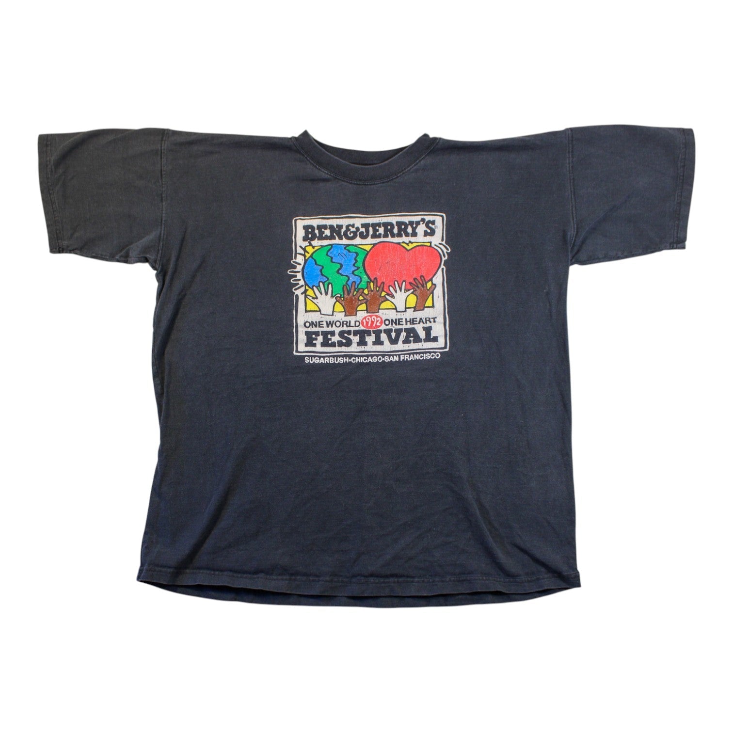 Front view festival staff tee