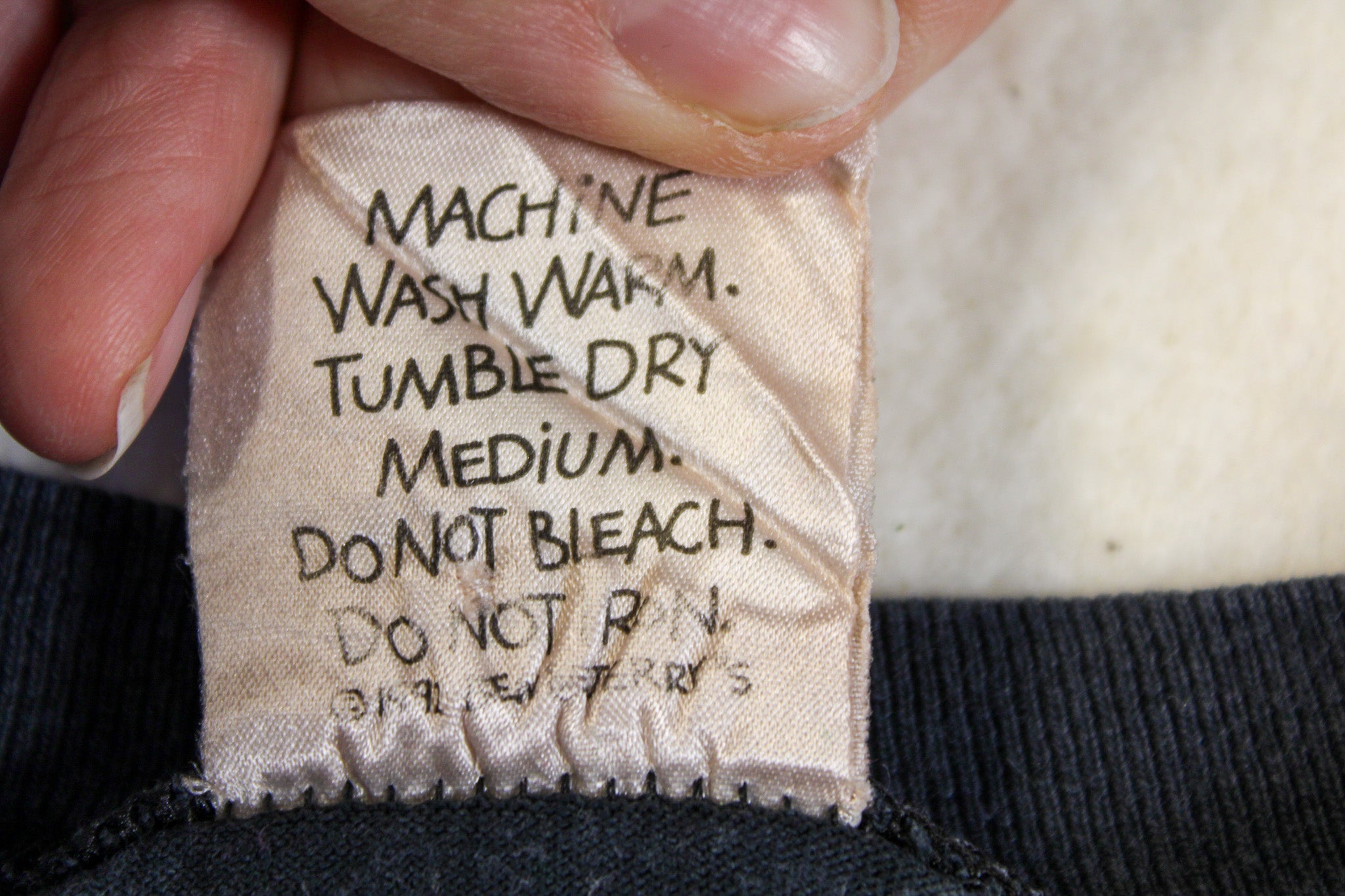 Vermont tag close-up