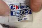 Hanes Beefy-T tag close-up