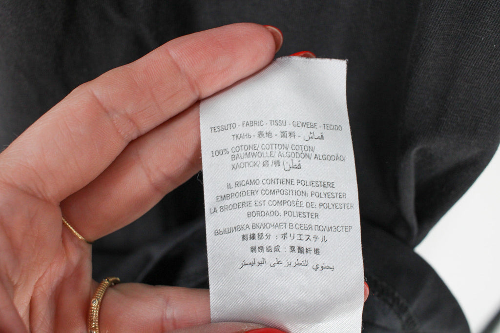 fabric content label - 100% cotton