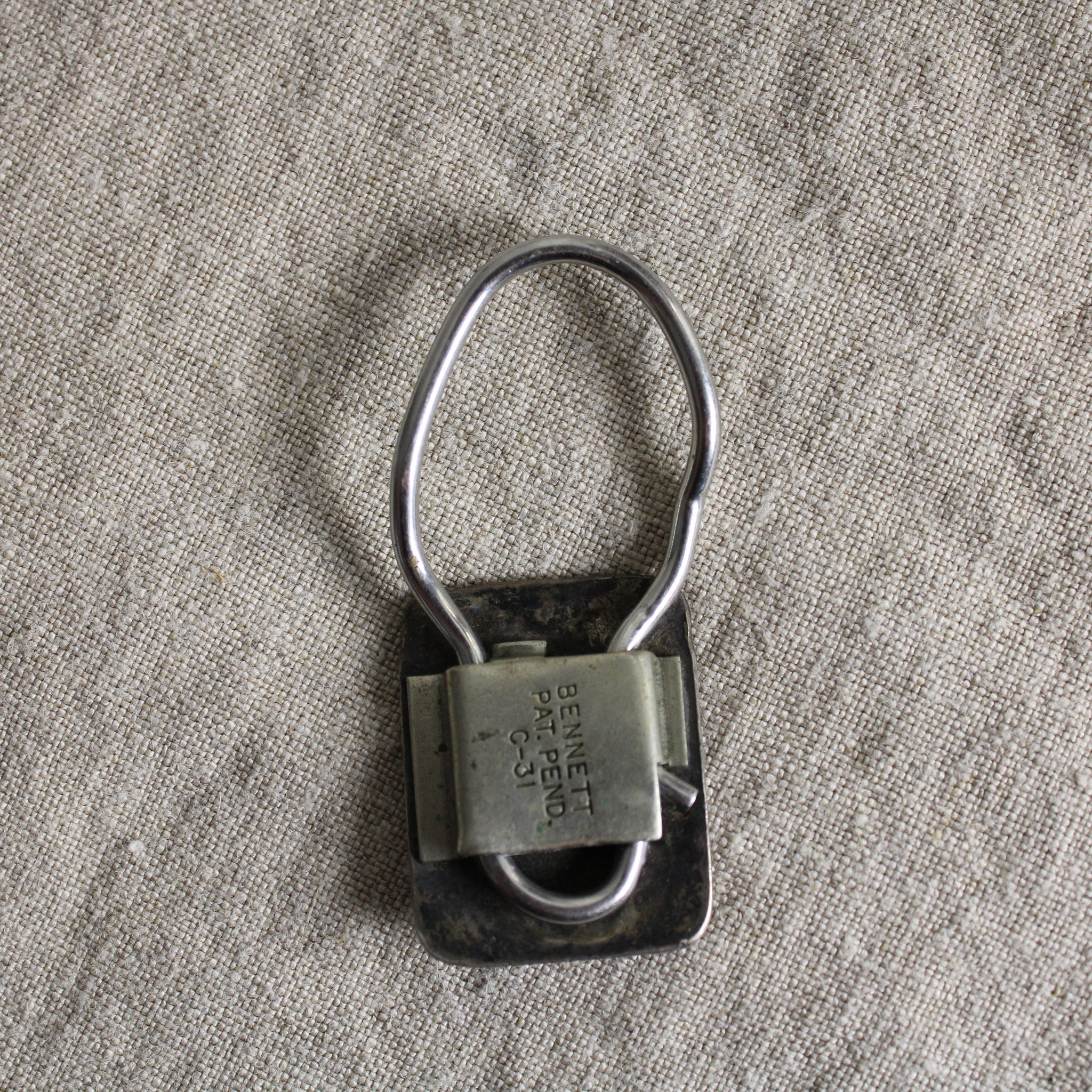 mid-century bennett turquoise and silver sunburst bolo tie slide