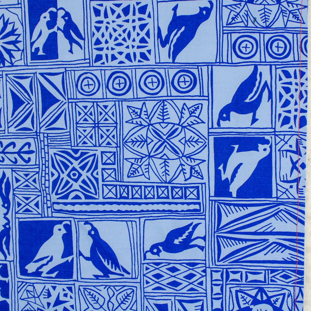 60s scarf or bandana – 'the avian' small-batch 60s harwood steiger print